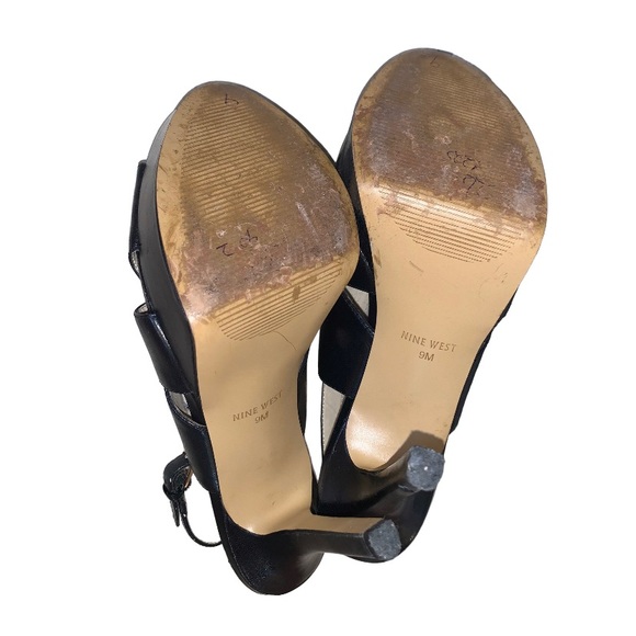 NINE WEST FONTINA platform stiletto heels women’s size 9 - Picture 15 of 17